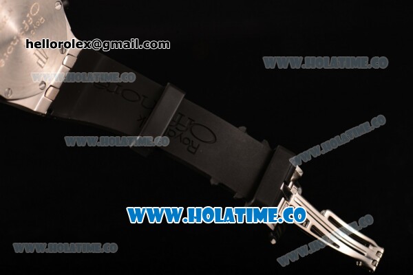 Audemars Piguet Royal Oak Offshore Miyota OS20 Quartz Steel Case with White Dial and Black Arabic Numeral Markers - Diamonds Bezel (EF) - Click Image to Close
